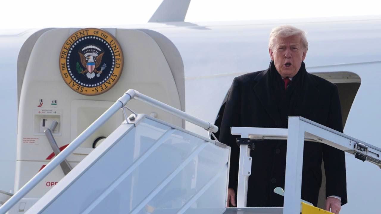 WEF 2026. US-Präsident Trump landet am Flughafen Zürich