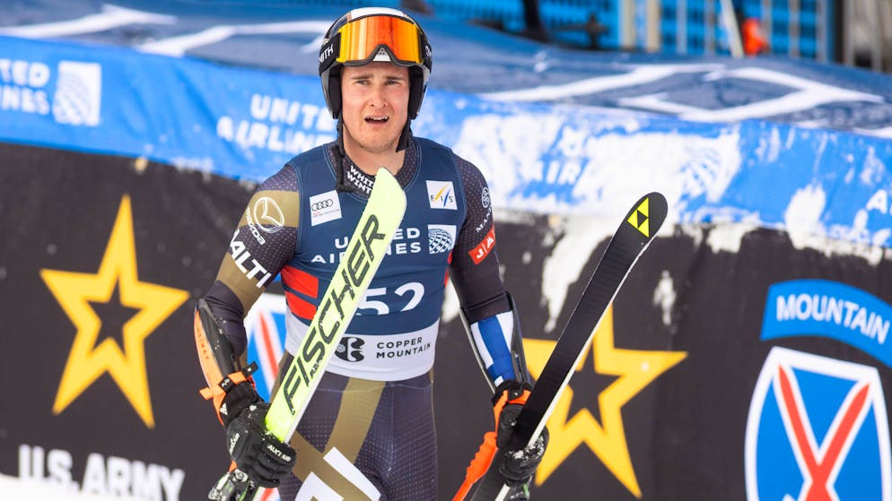 Elian Letho. Elian Lehto lors du super-G de Copper Mountain en novembre dernier.