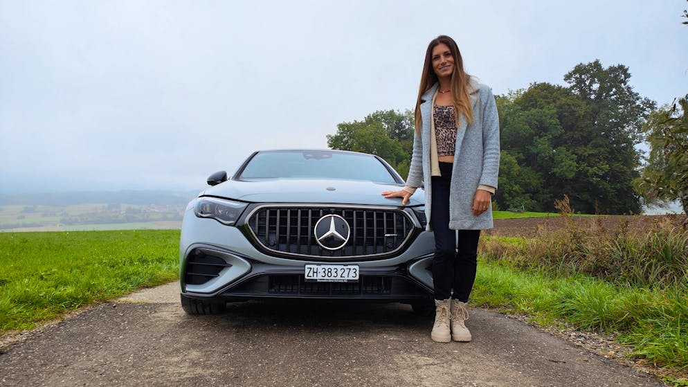 Mercedes AMG E53 ist eine schnelle, komfortable und sportliche Limousine und ob er nun ein «richtiger» AMG ist oder nicht, ist für Cyndie zweitrangig.