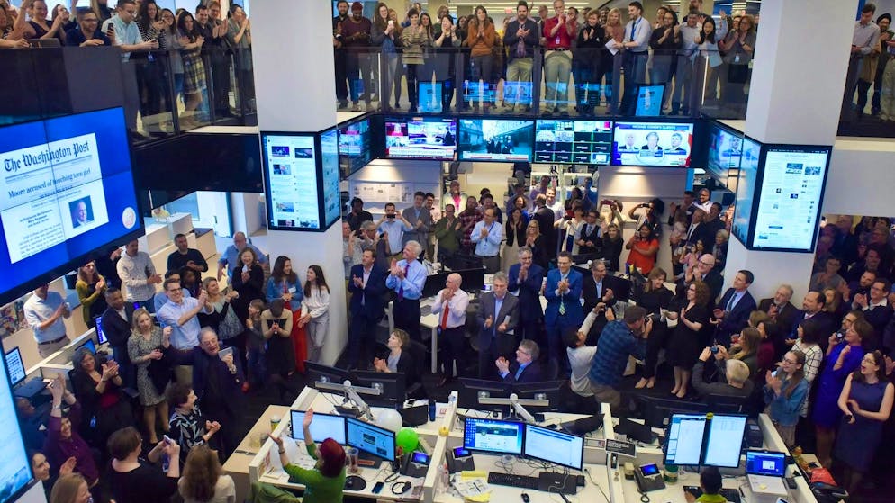 The newsroom of the "Washington Post" (archive image).