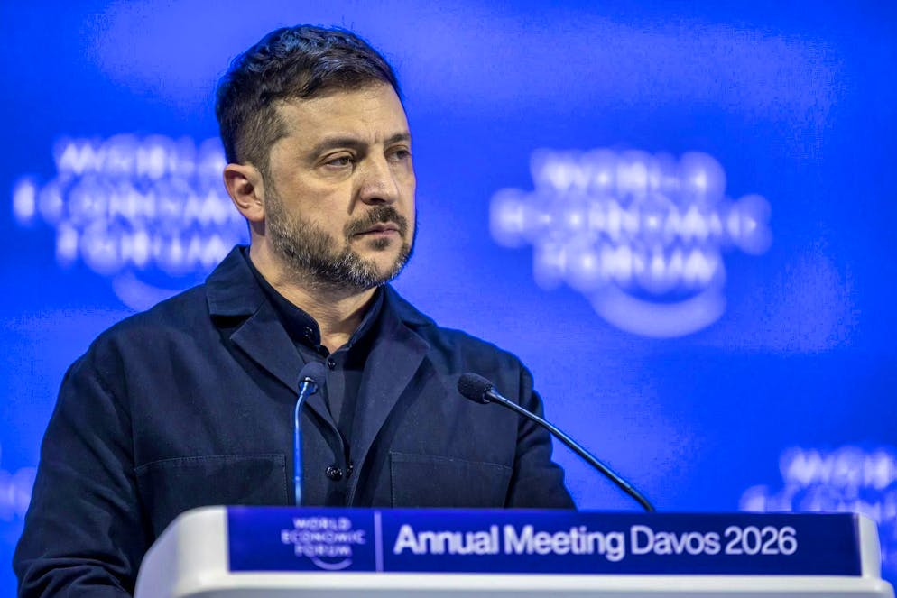Criticized Ukraine's European allies in his speech at the WEF: Volodymyr Selenskyj.