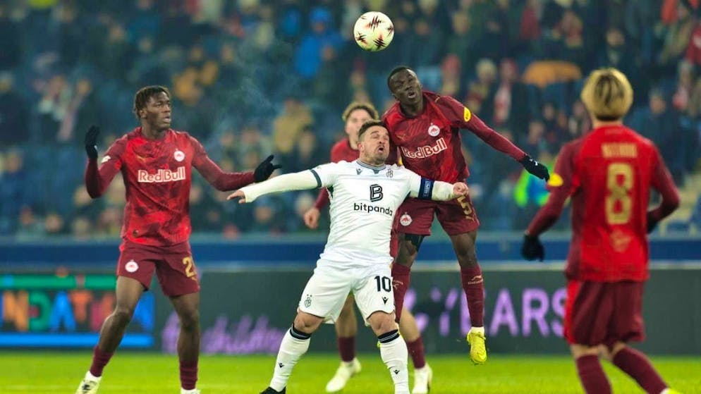 The Basel team led by Xherdan Shaqiri were overwhelmed for 45 minutes in Salzburg