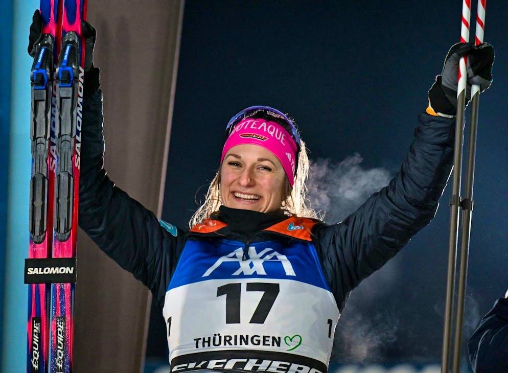 Sarrazin e Gimmler, amore ad alta quota: il vincitore di Kitzbühel e l'asso del fondo. Il discesista Cyprien Sarrazin ha reso pubblica la sua relazione con Laura Gimmler. (foto d'archivio) 