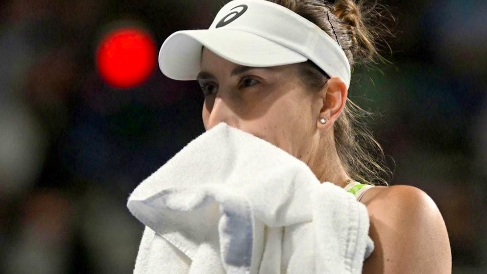 Bitter disappointment: After such good form recently, Belinda Bencic fails to make it through the Australian Open against a qualifier
