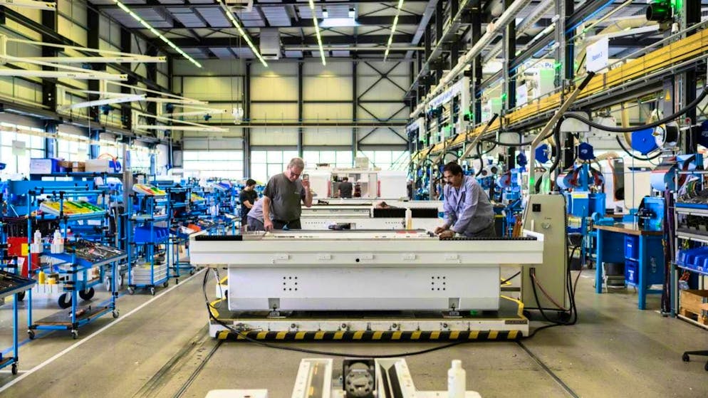 The forecasting institute BAK Economics does not expect a noticeable economic recovery in Switzerland until 2027. Patience is still required until demand picks up, particularly in industry, such as mechanical engineering.(symbolic image)