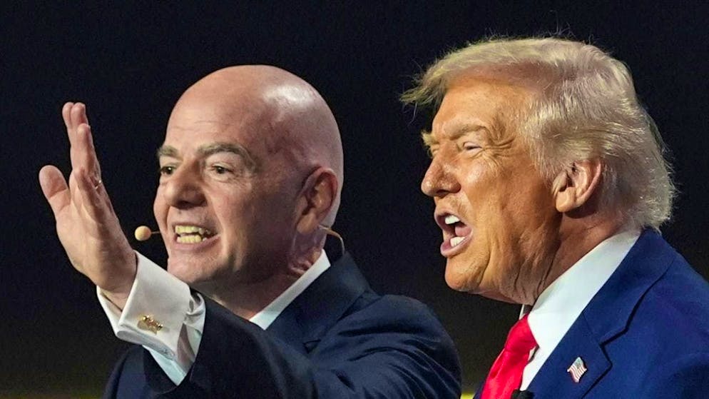 Donald Trump will present the winner's trophy to the football world champion