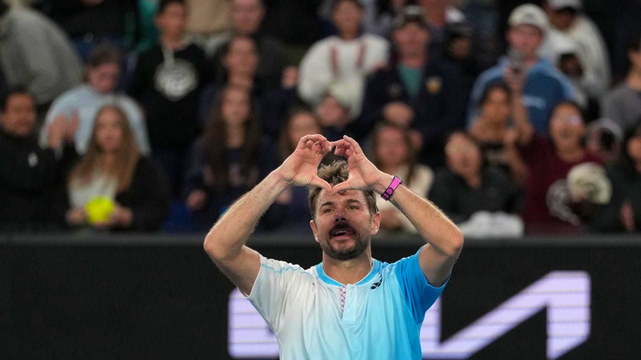 Australian Open. Once again the big stage for Wawrinka in the night session