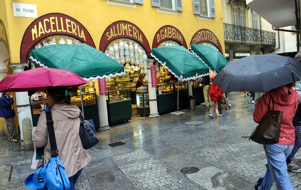 Via Pessina a Lugano.