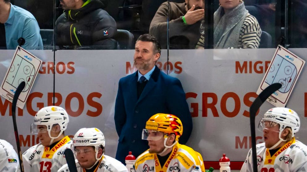 Christian Dubé verlor zwar sein Debüt mit Biel in Lausanne, darf mit einem gewonnenen Punkt aber auch ein bisschen zufrieden sein.