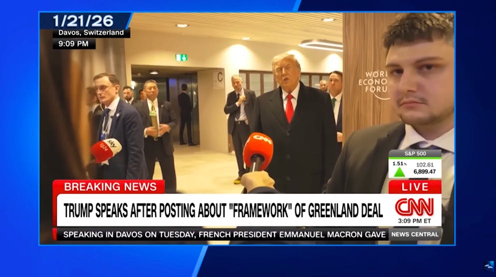 Trump spricht in Davos über seinen «ultimativen» Deal.