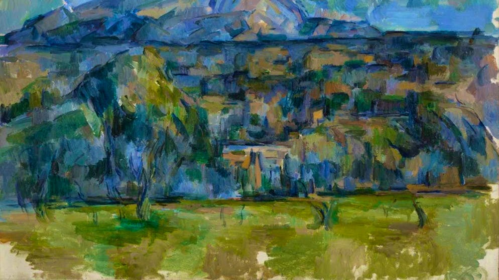 Encounters with the father of modernism at the Fondation Beyeler - Gallery. The Montaigne Sainte-Victoire as Cézanne captured it on canvas in 1904/05.