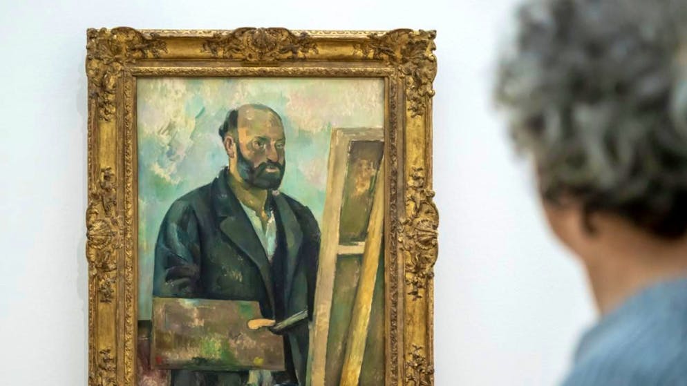 Begegnungen mit dem Vater der Moderne in der Fondation Beyeler - Gallery. Paul Cézanne, wie er sich 1890 selber sah und porträtierte.