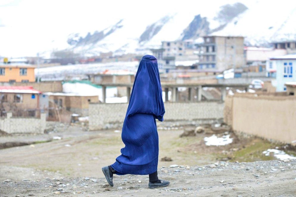 Habituellement la capitale de l'Afghanistan se recouvre de blanc dès décembre.