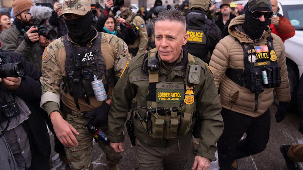 Greg Bovino was in charge of the ICE operations. He is Trump's man for the rough stuff - now he apparently has to go