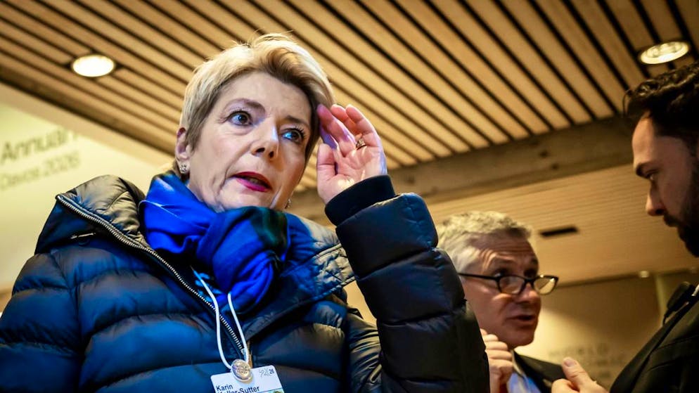 La sangallese si è espressa a margine del WEF.