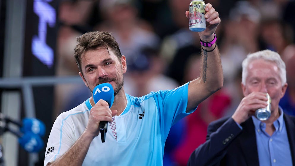 «Ich gehe jetzt ein Bier holen». Wawrinkas feuchtfröhlicher Abschied von den Australian Open