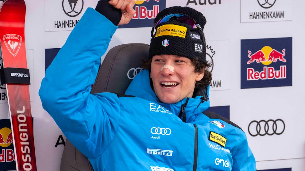 Kitzbühel Downhill. Franzoni beats Odermatt by 7 hundredths - Muzaton shakes up the podium with bib 29