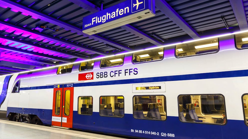 Intercity hat gebrannt. Nach Brand am Flughafen Zürich fahren die Züge wieder