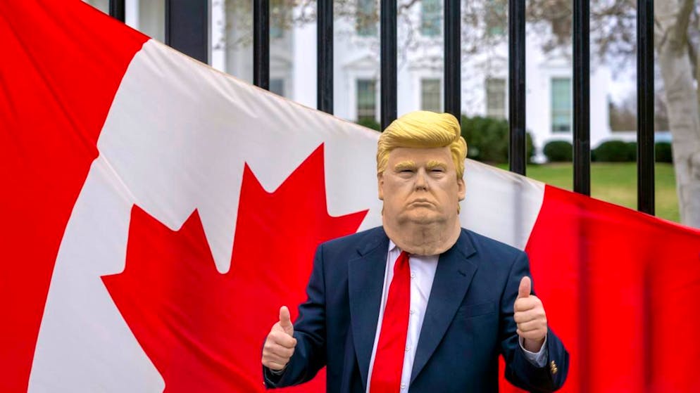 Donald Trump ne ménage pas son voisin du nord, le Canada, le menaçant à nouveau de droits de douane exorbitants. (archives)