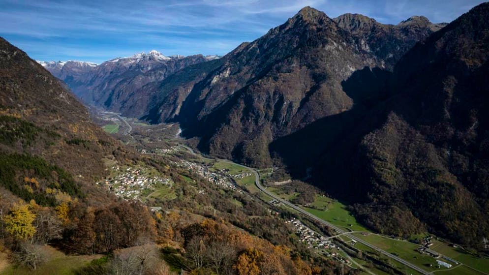 Veduta della Mesolcina