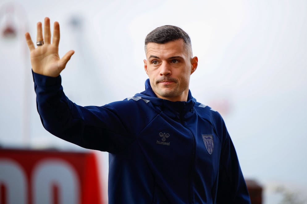 Granit Xhaka forfait pour le moment après une blessure à la cheville.