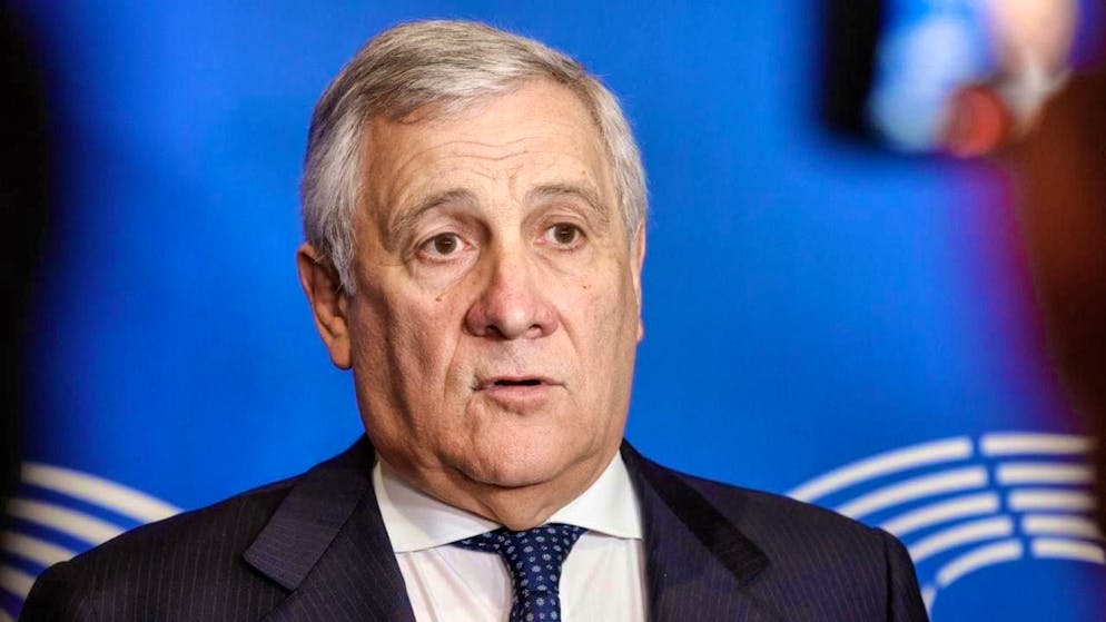 Italian Foreign Minister Antonio Tajani is "outraged" by the release of Jacques Moretti. (archive picture)