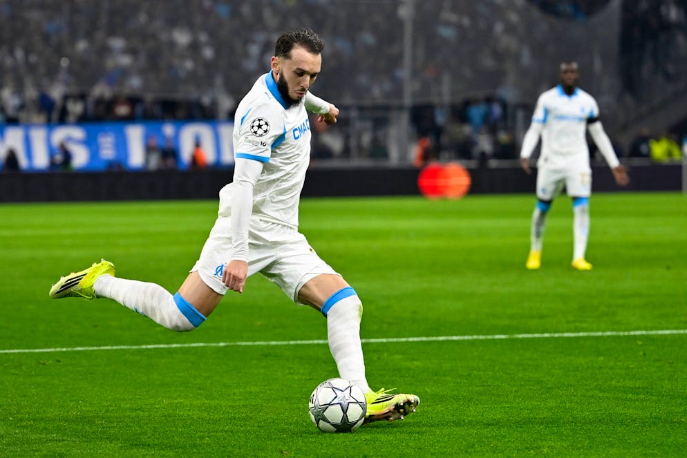 Amine Gouiri buteur ce soir face à Lens.