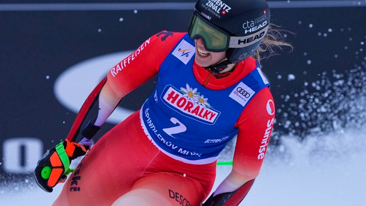 Alpine skiing. Rast finishes fourth in the giant slalom in Spindleruv Mlyn