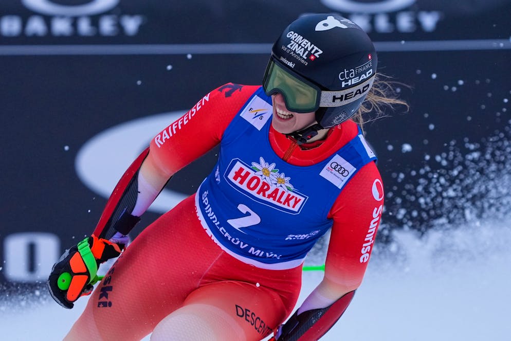 Le podium a été manqué de peu pour Camille Rast.
