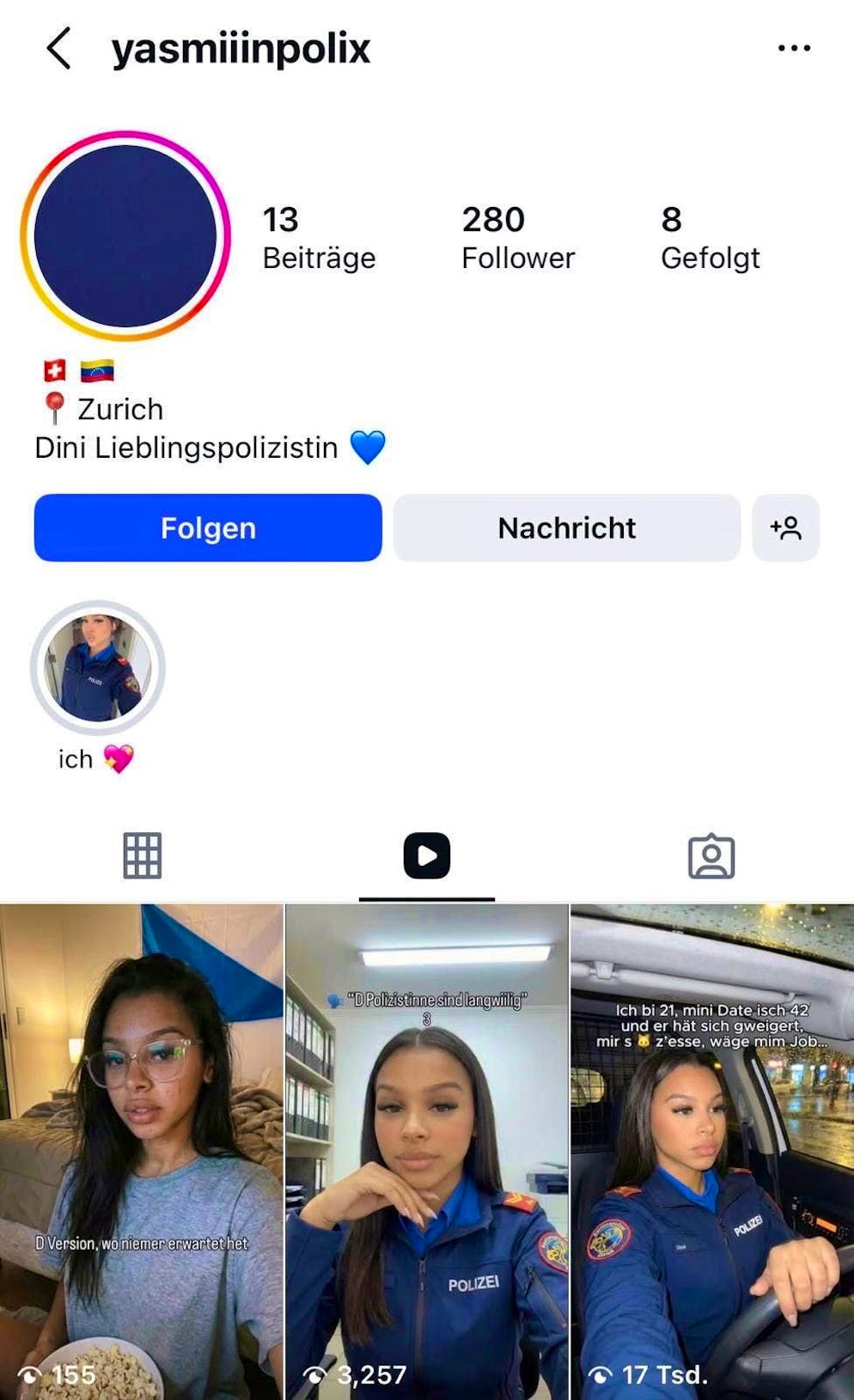 Il profilo della falsa poliziotta AI è stato nel frattempo cancellato.