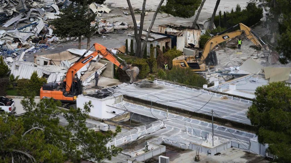 La sede era già stata ridotta in rovina da israele negli scorsi giorni.