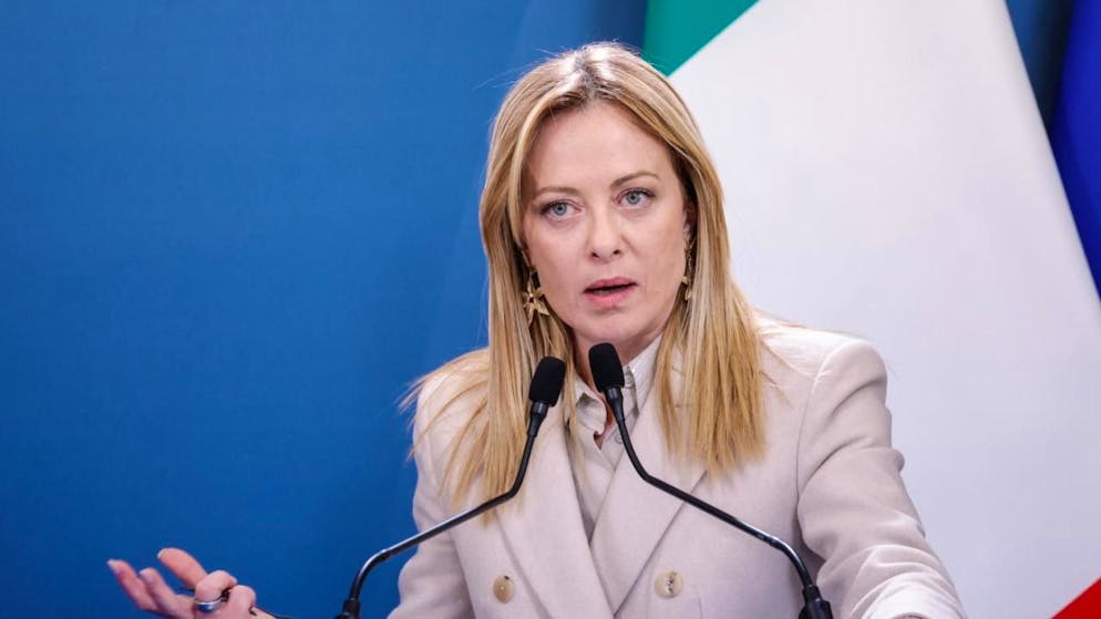La premier italiana Giorgia Meloni