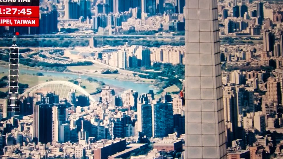 Honnold auf den letzten Metern: «Wisst ihr was? Jetzt fühle ich mich doch ein bisschen müde....»