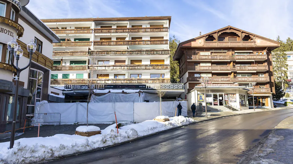 Die Bar «Le Constellation» nach dem Brand. (Archivbild)