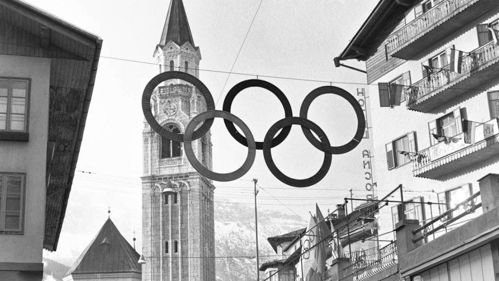 No snow in Cortina d'Ampezzo - Gallery. Under the sign of the six rings: Cortina d'Ampezzo already hosted the 1956 Winter Olympics