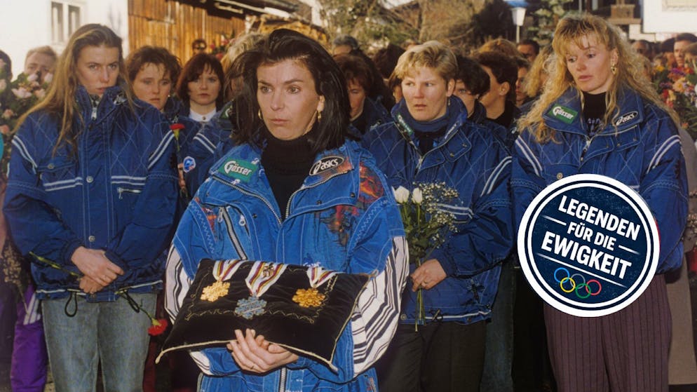 Vreni Schneider on the death of Ulli Maier. 