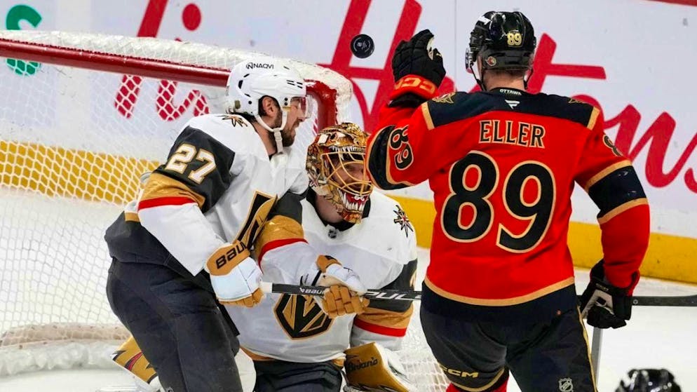 The Vegas Golden Knights clearly lose against the Ottawa Senators