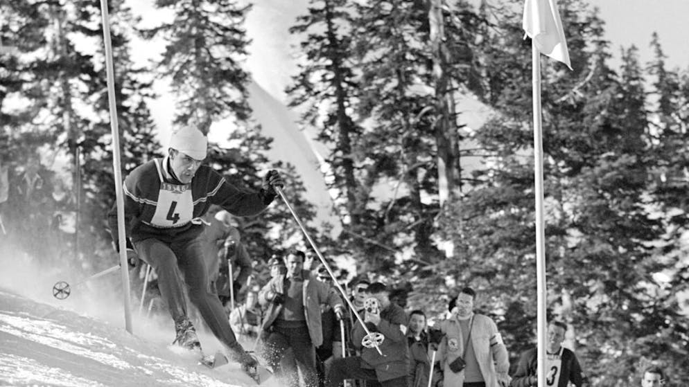 Für das erste Schweizer Olympia-Gold platzen Ballons - Gallery. Dynamisch in den Bergen Kaliforniens: Roger Staub gewann in Squaw Valley den Olympia-Riesenslalom, war auch im Jet Set gern gesehener Gast und wurde für eine nach ihm benannte Mütze legendär