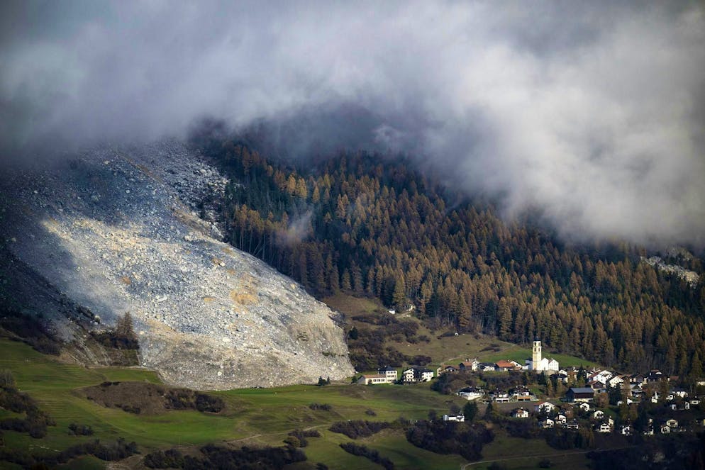A drainage tunnel brings relief for Brienz. (archive picture)