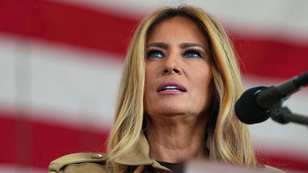 La first lady Melania Trump