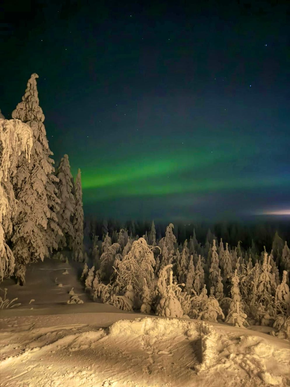 Press trip Finland. If you're lucky, Ruka-Kuusamo is also the perfect place to see the Northern Lights.