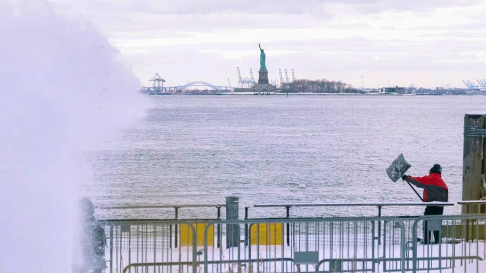 New York è particolarmente colpita dalla tempesta artica