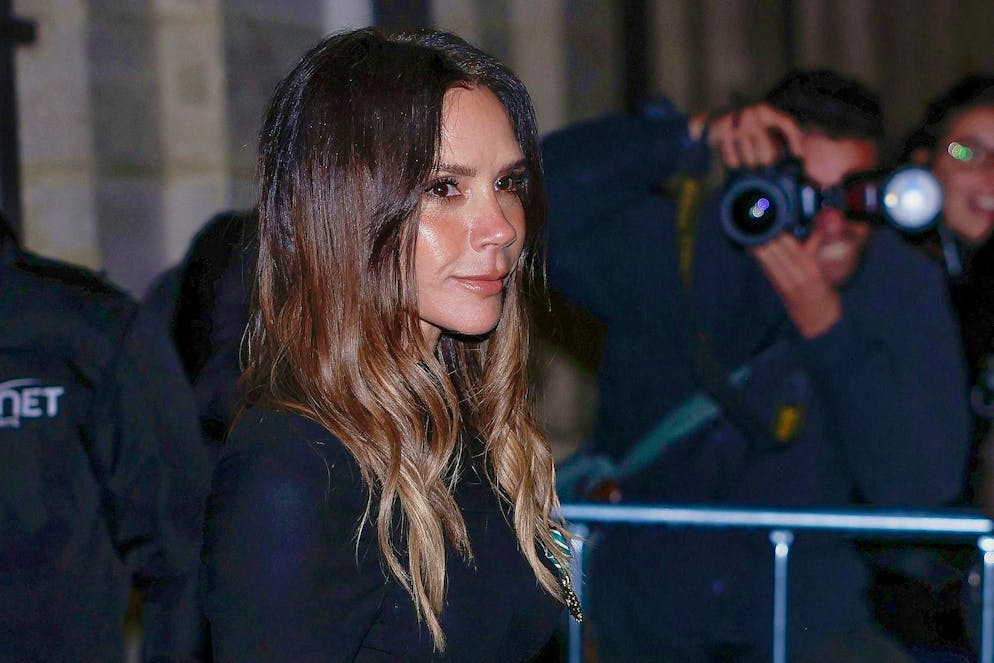 Victoria Beckham honored in Paris - son Brooklyn missing - Gallery. Victoria Beckham was honored with an award in France.