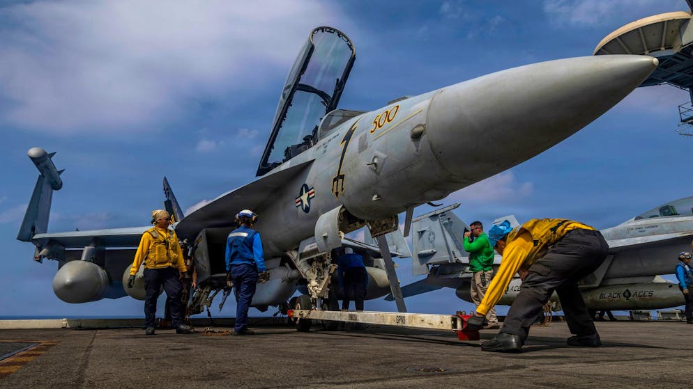 Der US-Flugzeugträger «USS Abraham Lincoln» (21. Januar 2026. ).