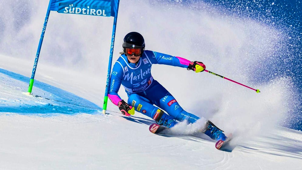 The 17-year-old Anna Trocker is also taking part in Cortina - even though she has never finished in the points in the World Cup.