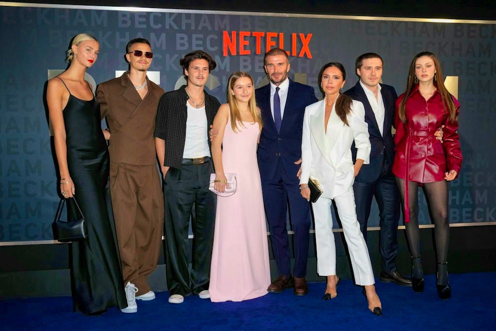 Victoria Beckham honored in Paris - son Brooklyn missing - Gallery. In fall 2023, the family was still united. (archive picture)