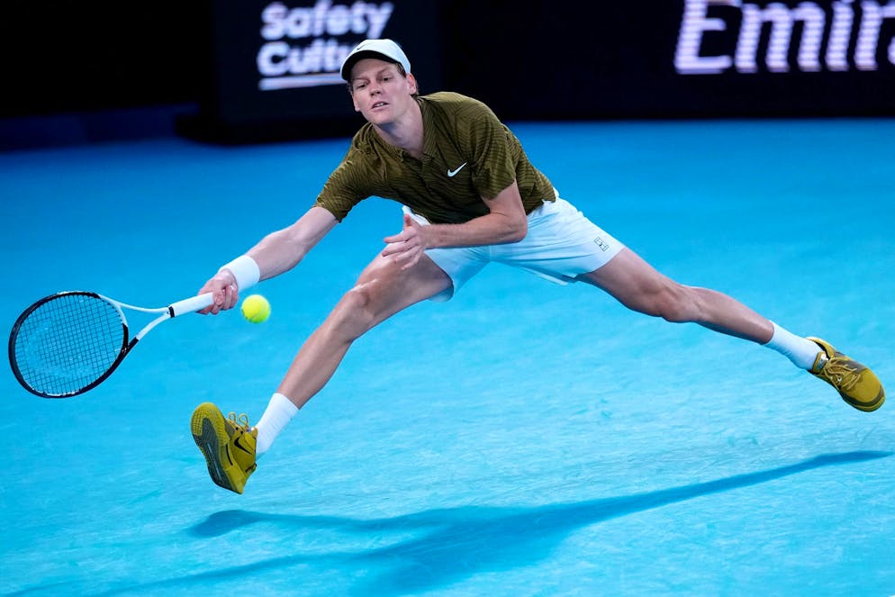 Il tennista italiano Jannik Sinner.