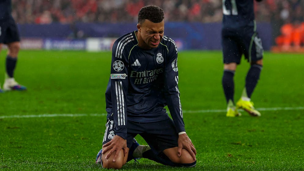 Kylian Mbappé muss mit Real trotz Doppelpack einen Umweg nehmen.