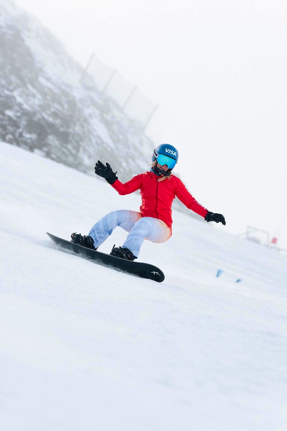 Paralympics. Romy Tschopp ist die erste Schweizer Paralympics-Teilnehmerin im Snowboard.