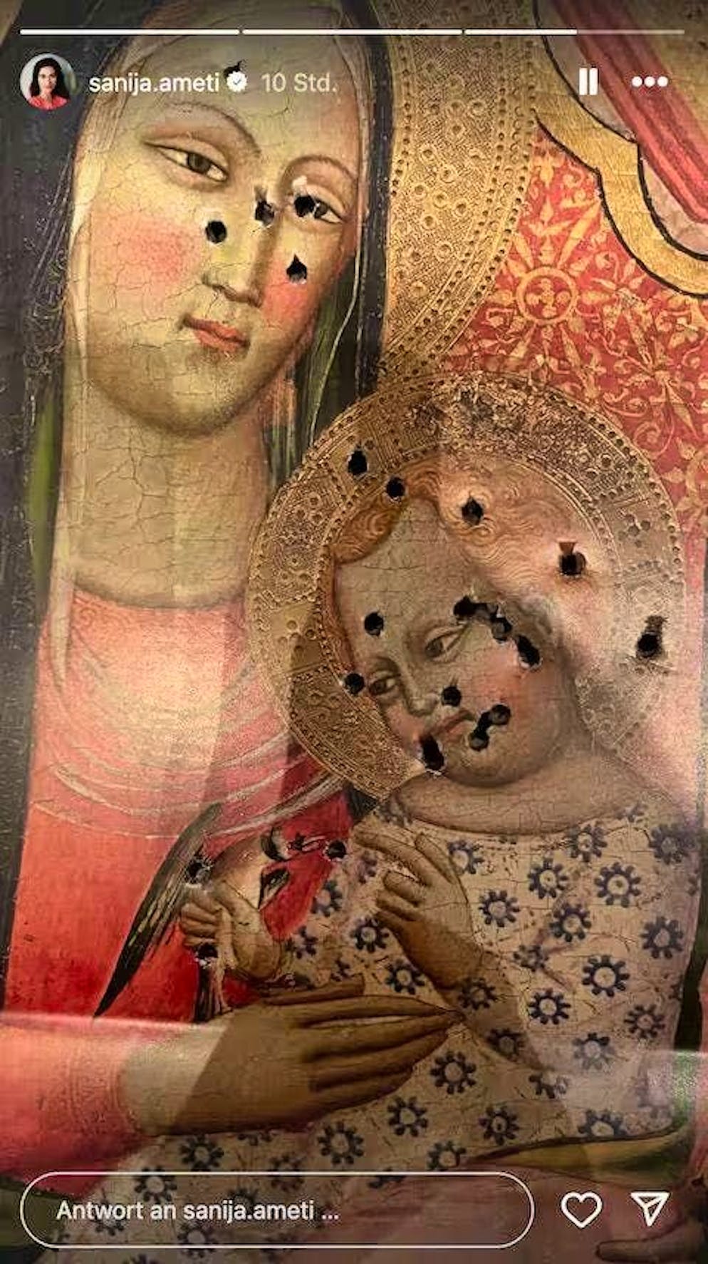 Shooting at a picture of the Virgin Mary: Court finds Sanija Ameti ...